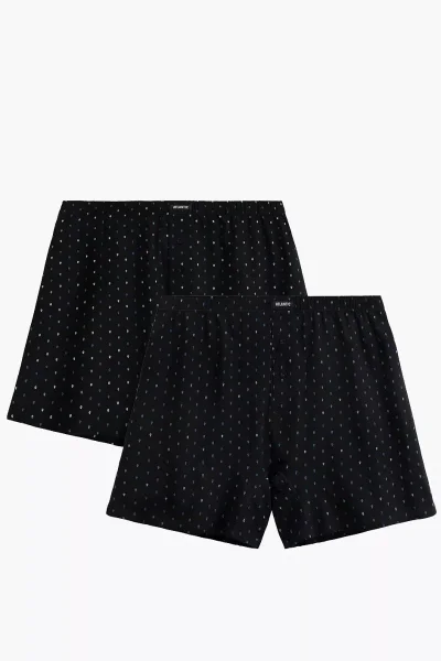 2 PACK trenýrky 2MBX-081 - Černá