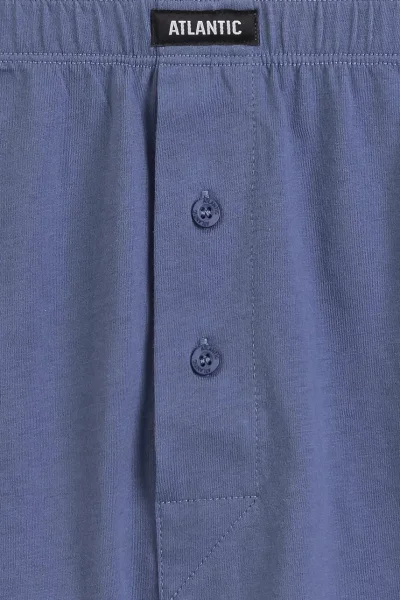 2 PACK trenýrky 2MBX-054 - modré - Tmavěmodrá-modrá