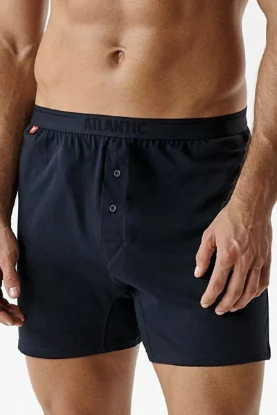 2 PACK trenýrky 2MBX-025/26 - Tmavěmodrá-modrá