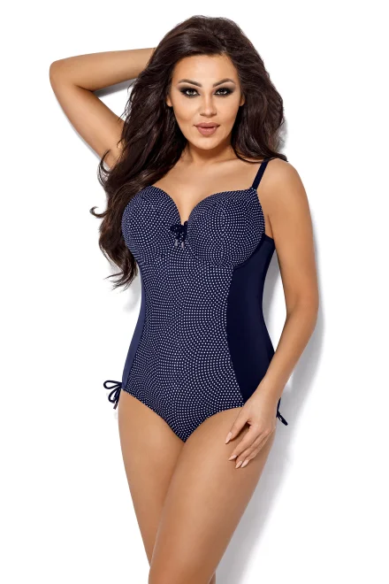 Jednodílné plavky SKJ-23 Navy blue - Tmavě modrá