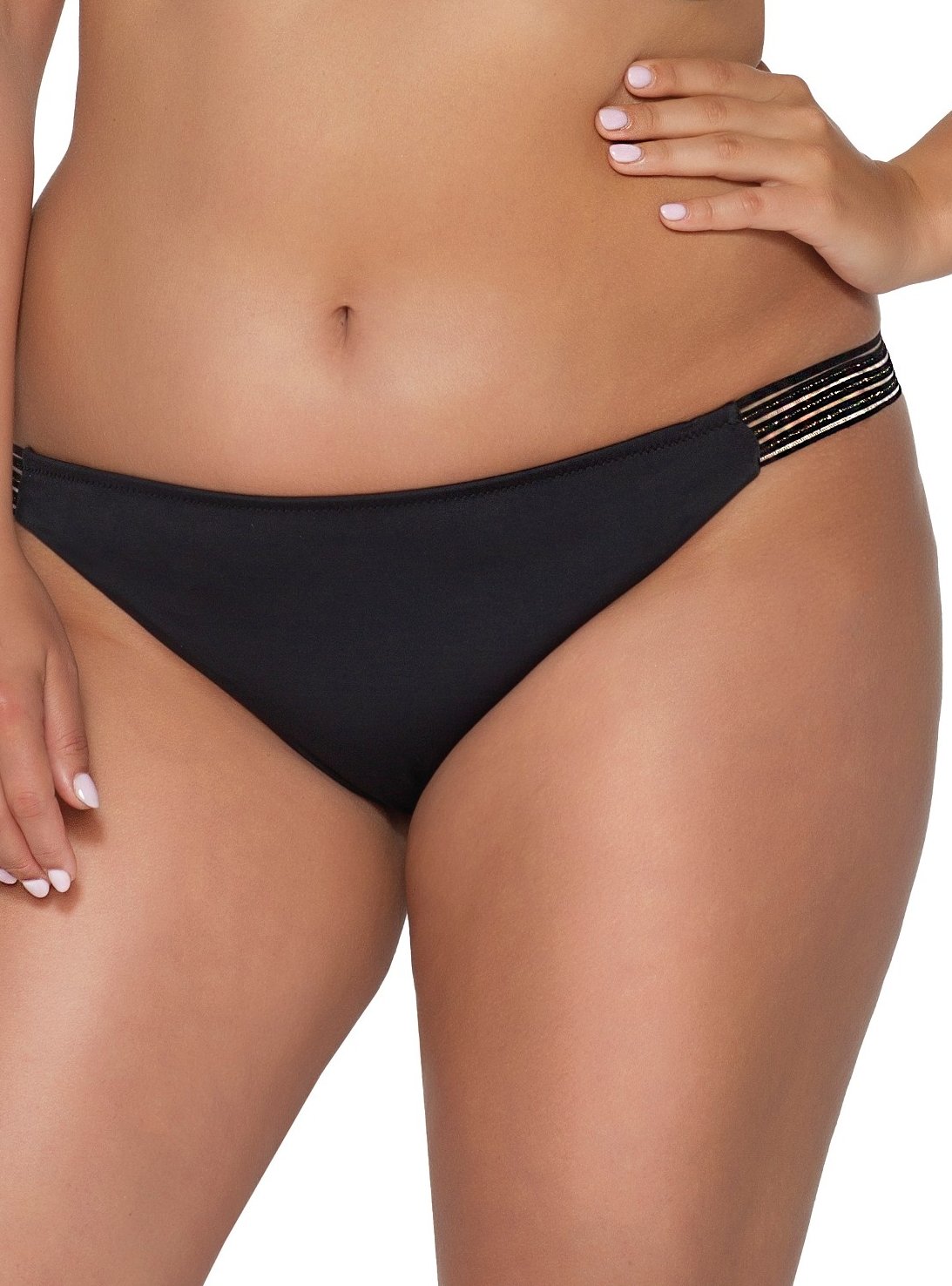 Spodní díl plavek Ava Lingerie SF-209/13 Brazilky Černá M | dámské plavky