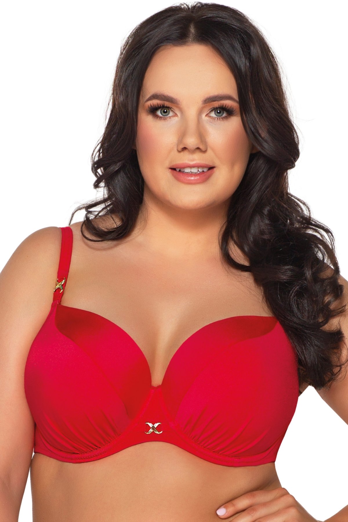 Horní díl plavek Ava Lingerie SK-180 Barbados - vyztužený Červená 75L | dámské plavky
