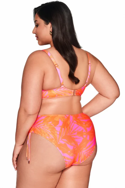 Vyztužený horní díl plavek SK 214 Tangerine - Oranžová