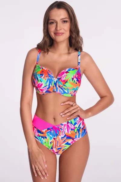 Horní díl plavek Tropical Splash - měkký - Barevná