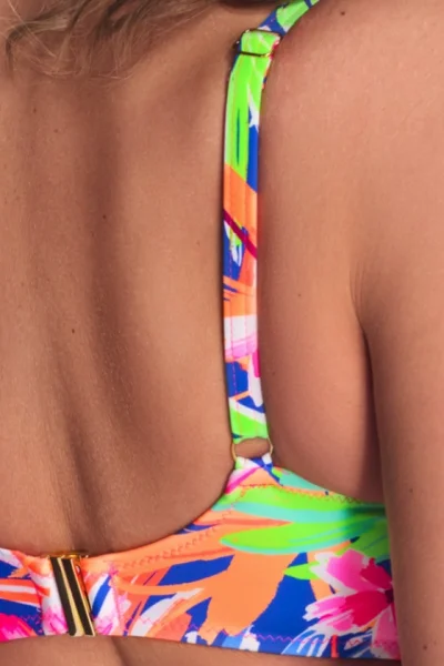 Horní díl plavek Tropical Splash - měkký - Barevná