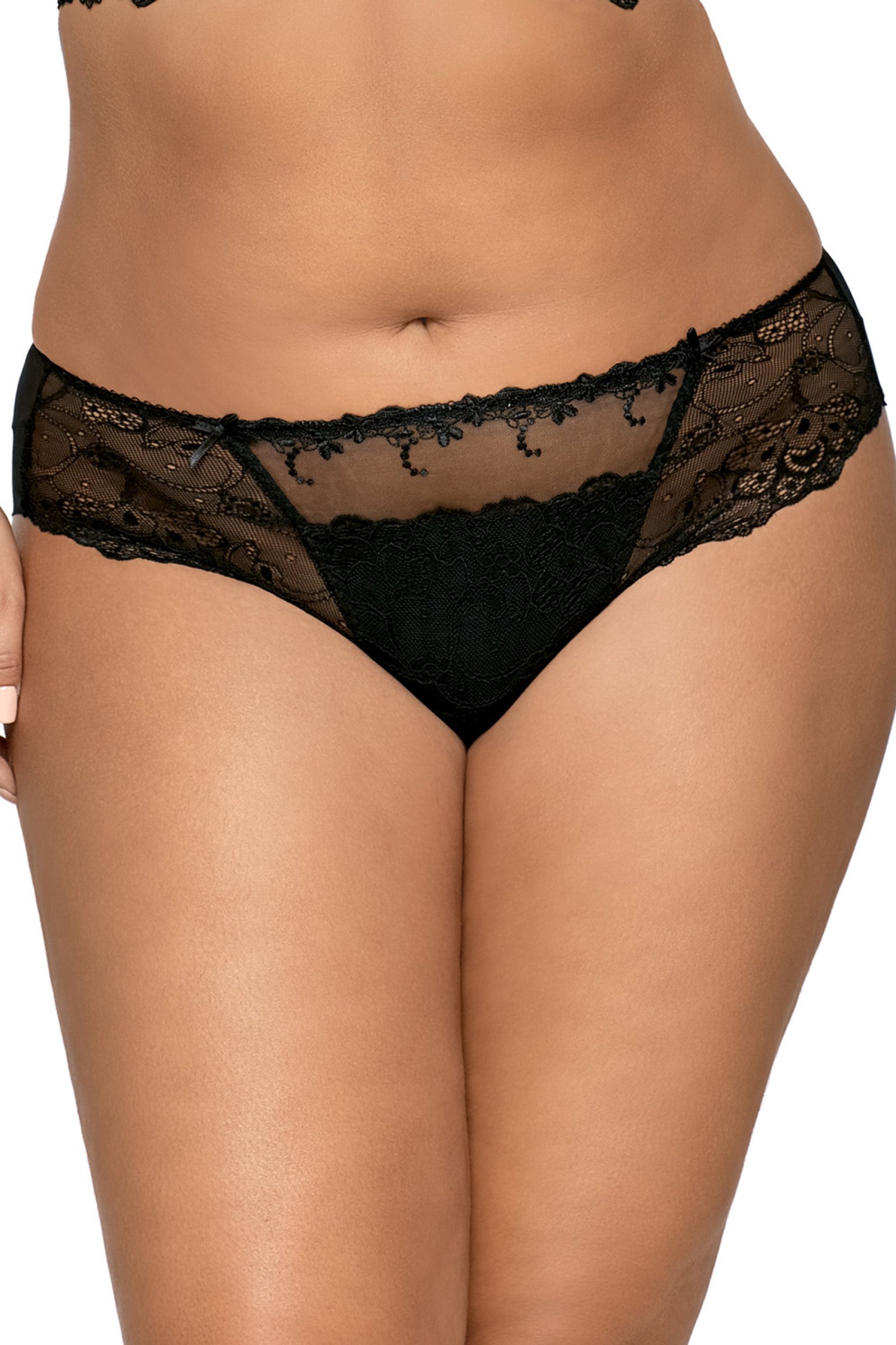 Kalhotky Ava Lingerie 1030 Novato Černá 3XL