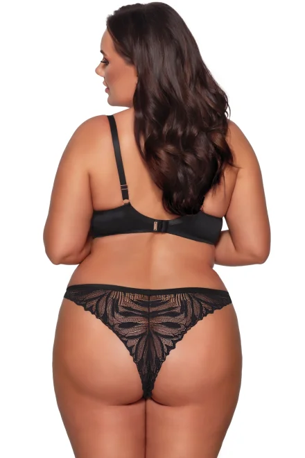 Kalhotky 2106/B Yasemin - brazilky - Černá