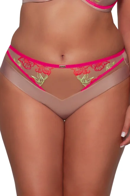 Kalhotky 2072 Fluo - Růžová