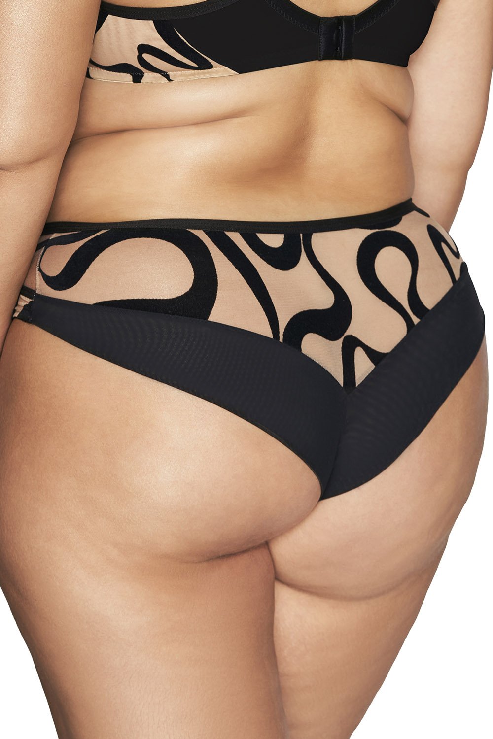Kalhotky Ava Lingerie 2125/B - brazilky Béžová XL