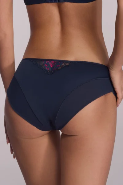 Kalhotky 2182 Navy Blue - Tmavěmodrá-růžová