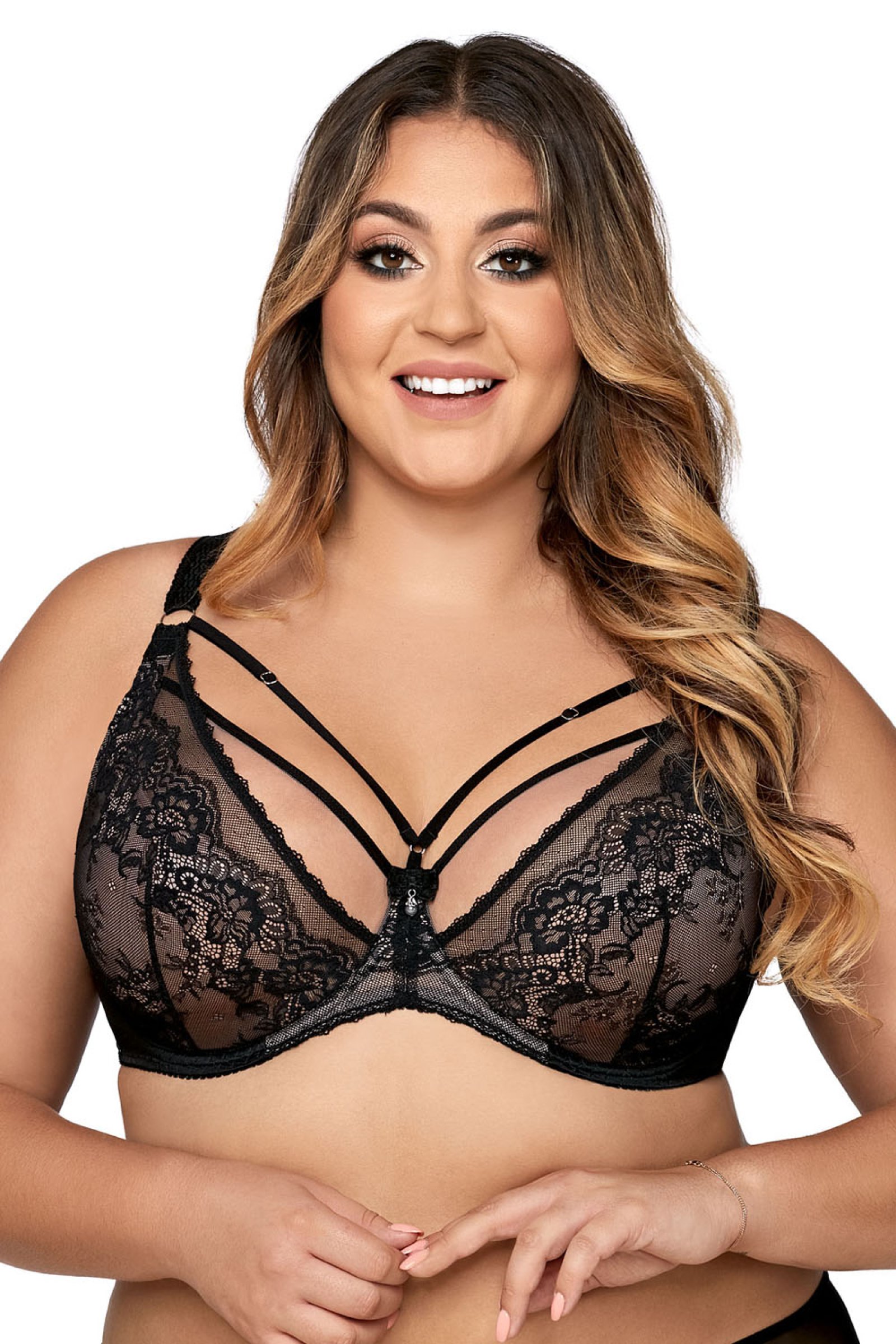 Nevyztužená podprsenka Ava Lingerie 1824 Venus Černá 90I