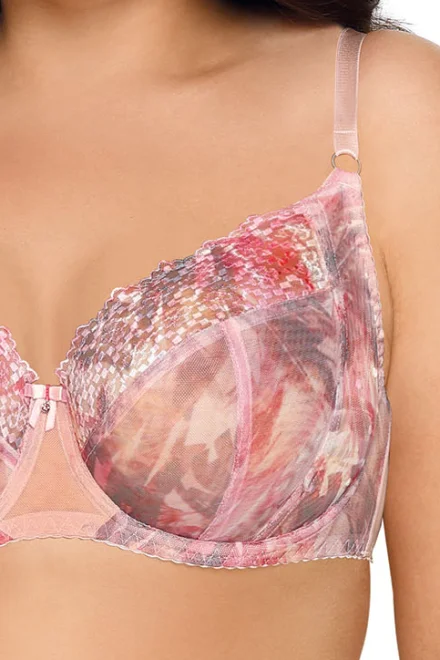Nevyztužená podprsenka 1940 Pink Maxi - Růžová