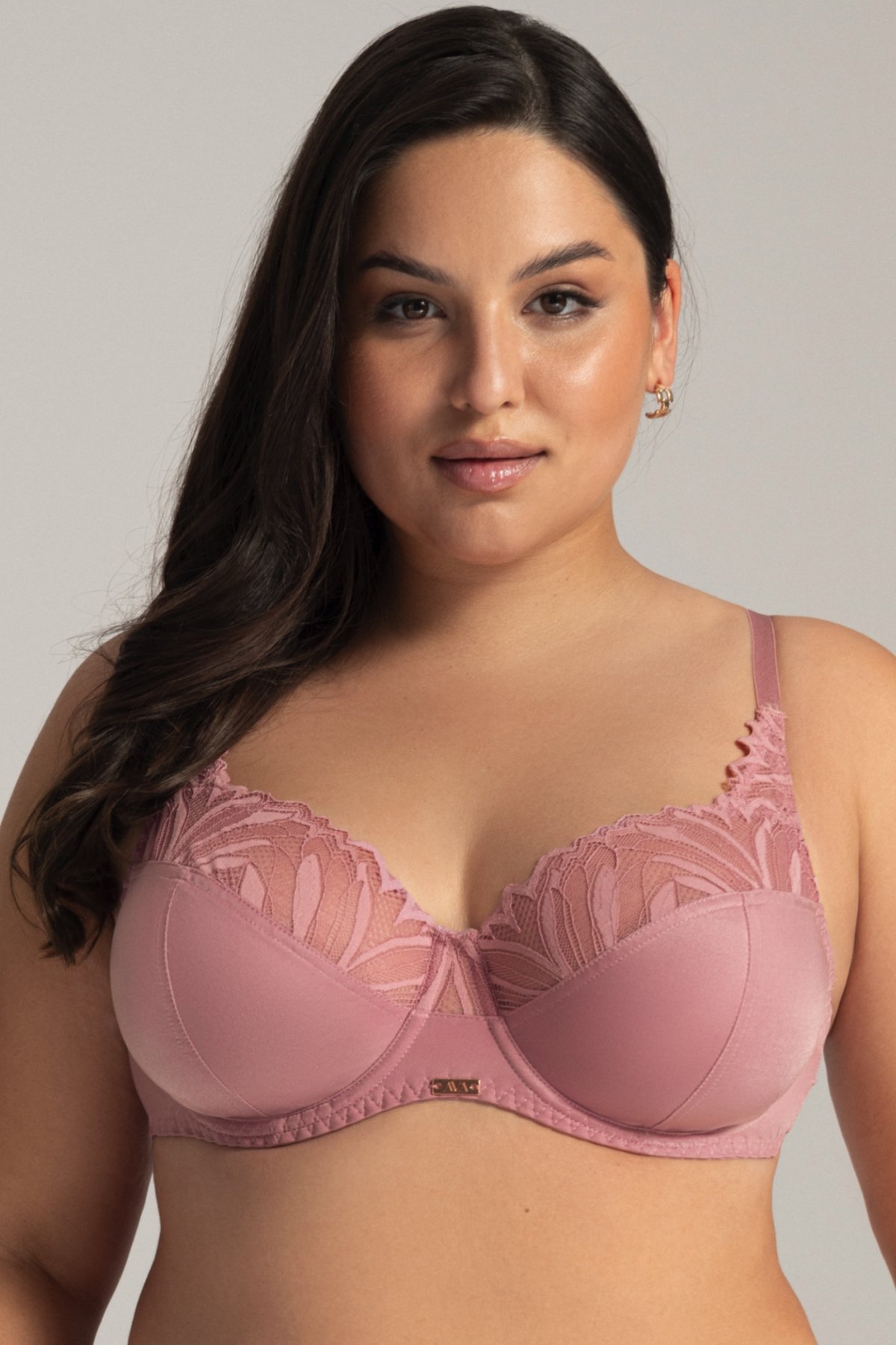 Nevyztužená podprsenka Ava Lingerie Yasemin Starorůžová 75D