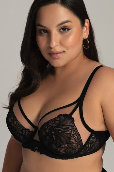 Nevyztužená podprsenka 2146 Bralette - Černá