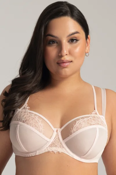 Nevyztužená podprsenka 2164 - Světle růžová