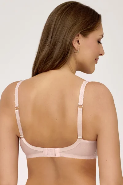 Nevyztužená podprsenka Glided Petal - Pudrově růžová