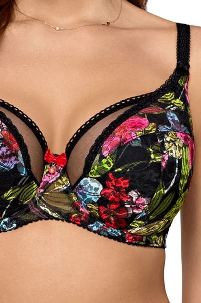 Polovyztužená podprsenka 1808 Exotic Mistry - Fialová