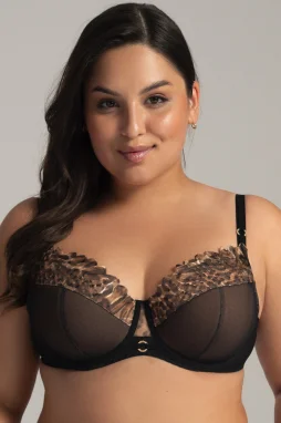 Polovyztužená podprsenka 2143 Classy black