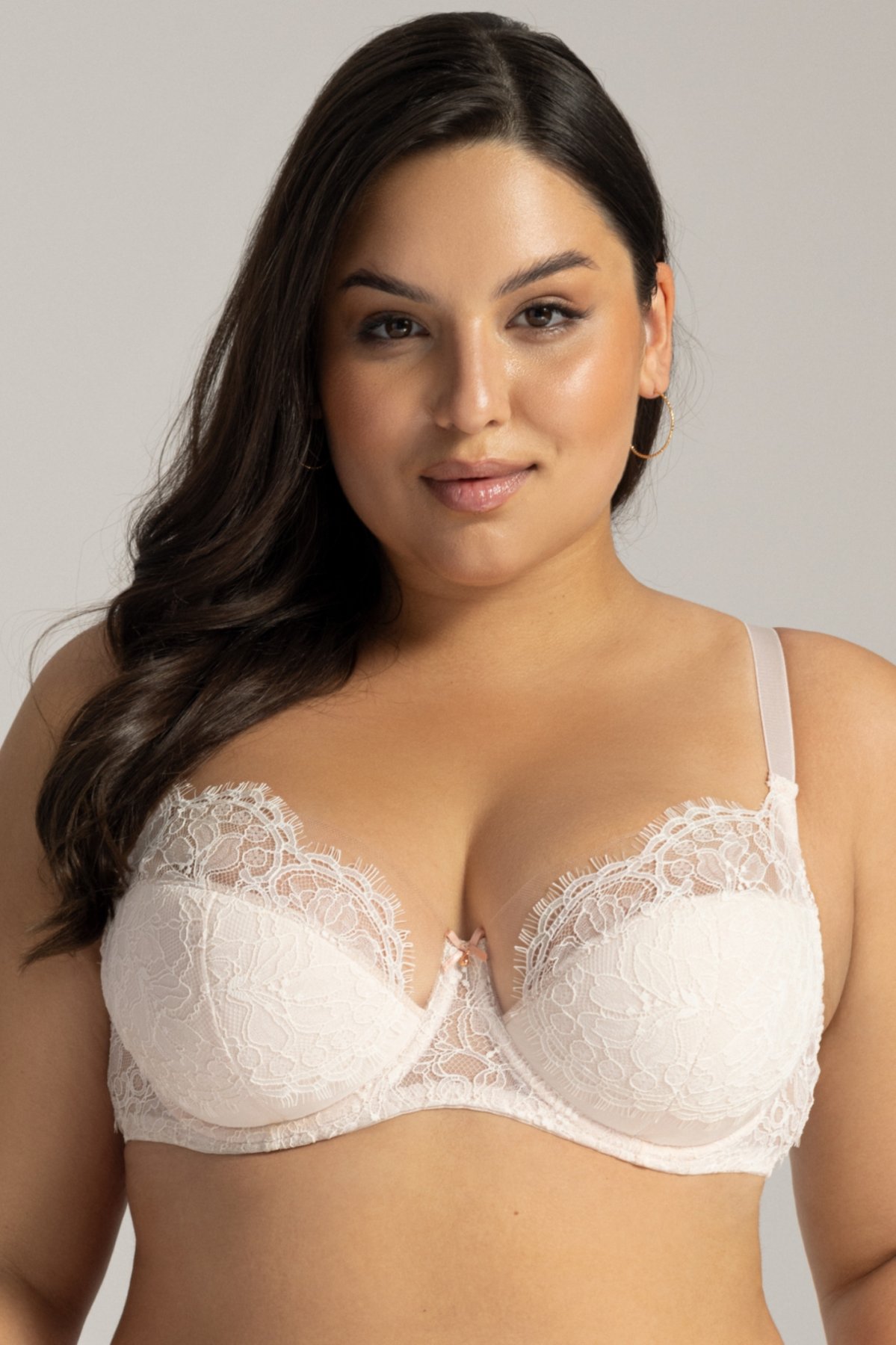 Polovystužená podprsenka Ava Lingerie 2147 Marschmallow Staroružová 90F
