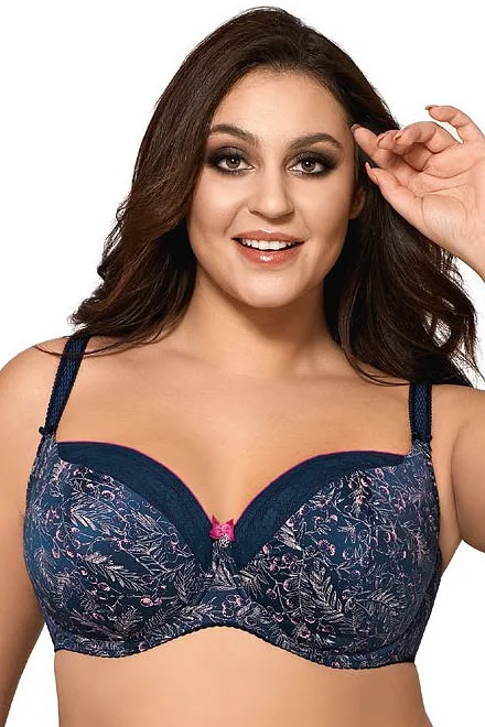 Vyztužená podprsenka Ciao Bella Berry Maxi - Tmavě modrá