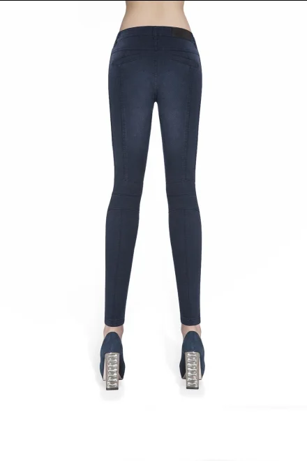 Jeansové legíny Avril - Tmavě modrá