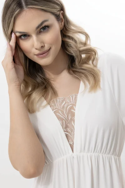 Noční košilka Marisa - viskóza - Ecru