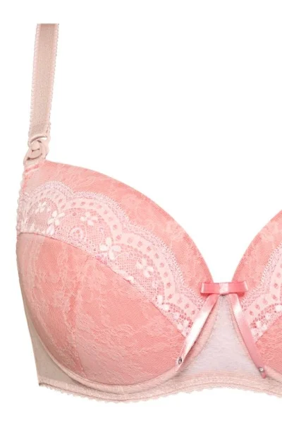 Kojící podprsenka Elena Mama - Světle růžová