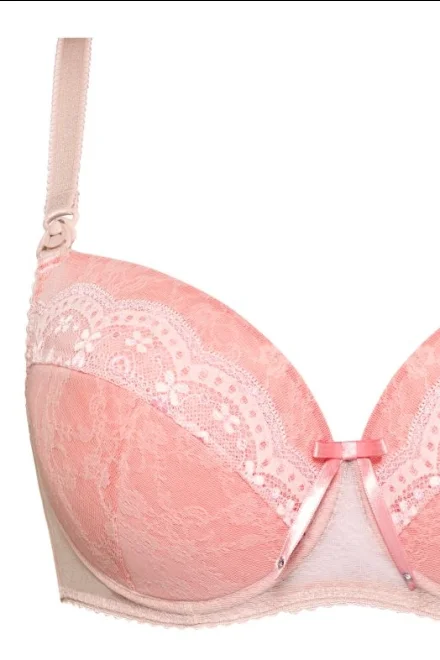 Kojící podprsenka Elena Mama - Světle růžová