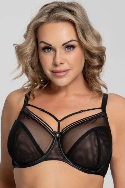 Nevyztužená podprsenka Pamela - Černá