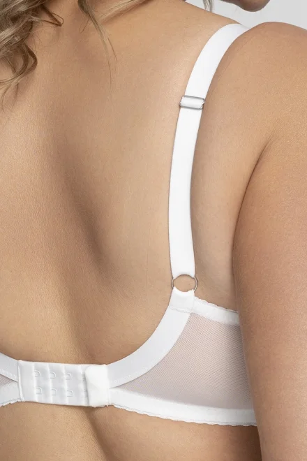 Nevyztužená podprsenka Jasmine - Bílá