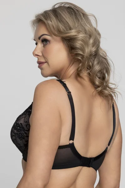 Nevyztužená podprsenka Kinga - bralette - Černá