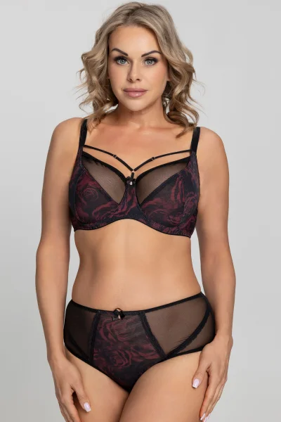 Nevyztužená podprsenka Rosa - Černá