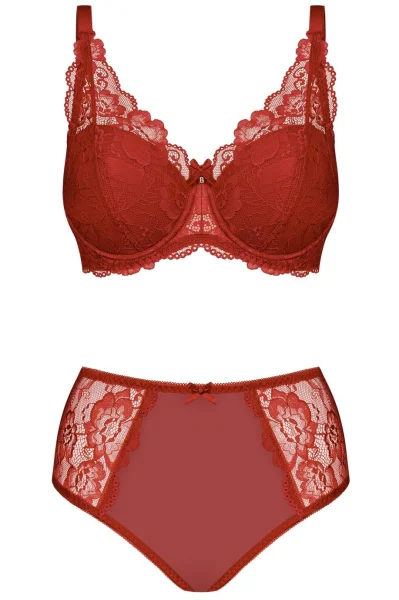 Vyztužená podprsenka Alex II - Červená