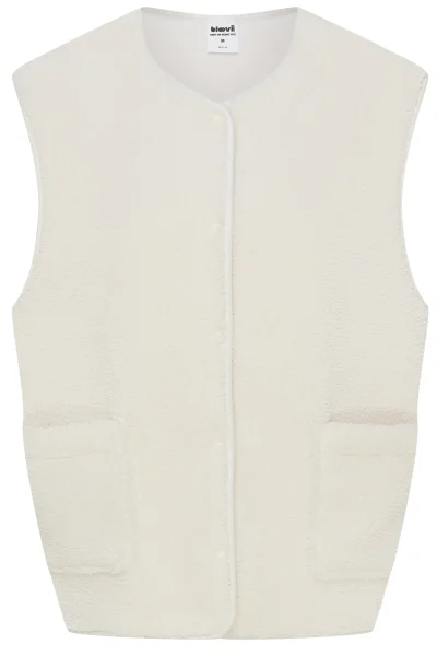 Dámská vesta Sherpa - Krémová