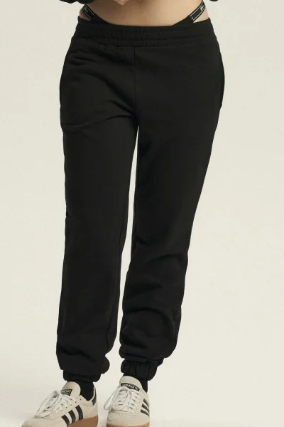 BLA Dámské tepláky Lee - bavlna - Černá