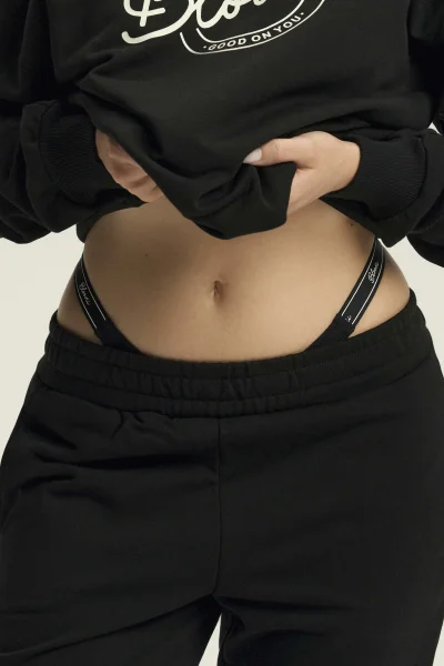 BLA Dámské tepláky Lee - bavlna - Černá