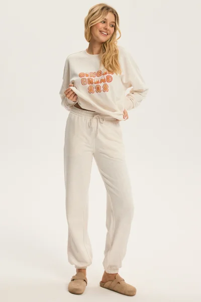 CRE Dámské tepláky Cinnamon - Krémová