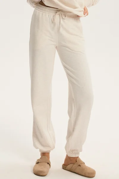 CRE Dámské tepláky Cinnamon - Krémová