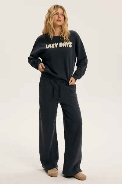 DARGRA Dámské tepláky Snug - Tmavě šedá