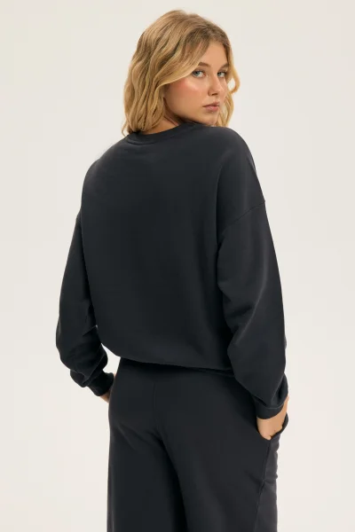 Dámská mikina Snug - Tmavě šedá