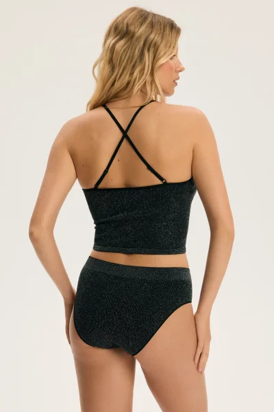 Dámské tílko Hi-Shine - Černá