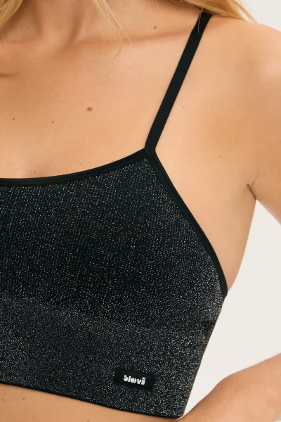 Top Hi-Shine - Černá