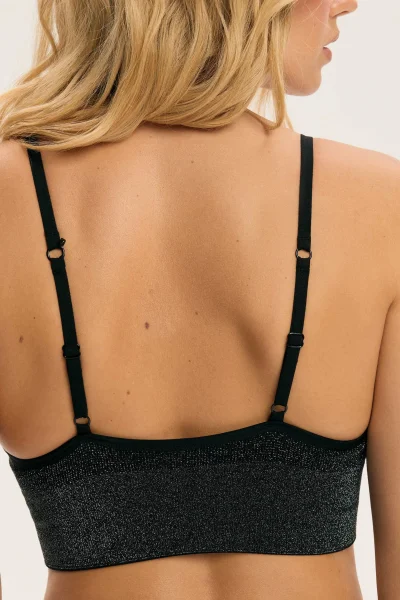 Top Hi-Shine - Černá