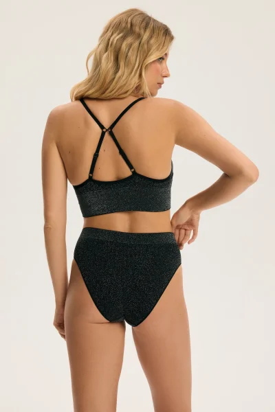 Top Hi-Shine - Černá