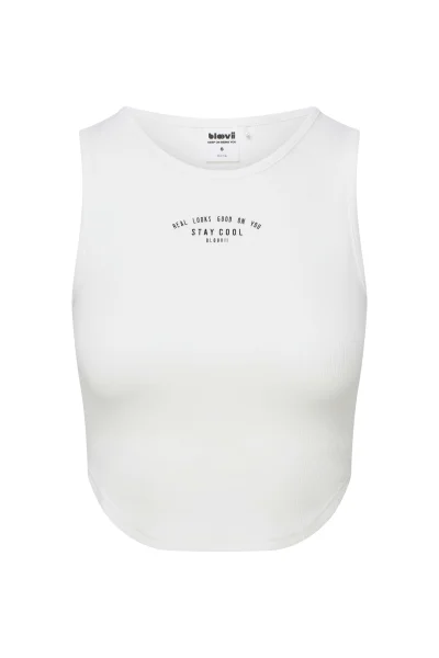 Top Lann - bez rukávu - Krémová