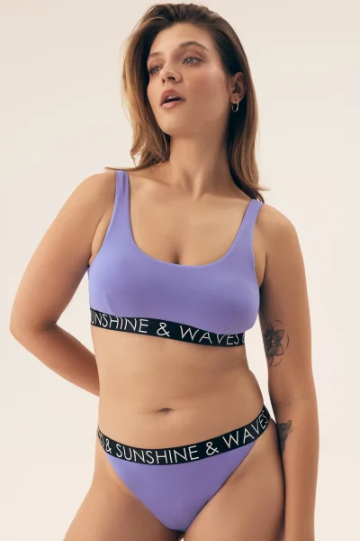 Horní díl plavek Summervibes - Modrofialová