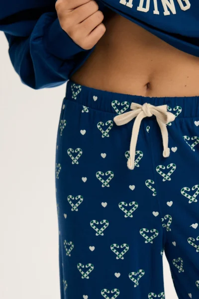 Dámské pyžamo Berry - Tmavě modrá