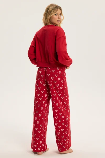 Dámské pyžamo Berry - Červená