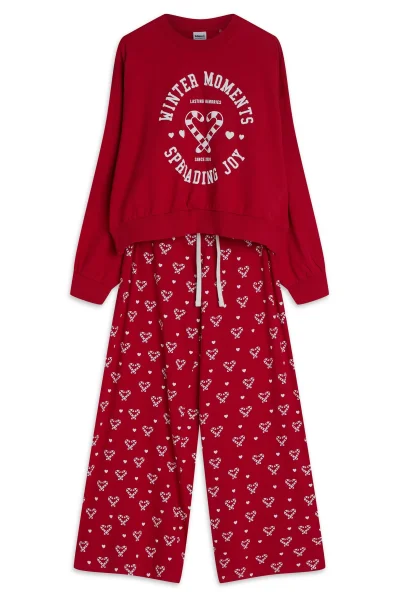 Dámské pyžamo Berry - Červená