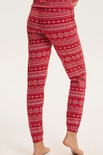 Dámské pyžamo Hygge - Červená